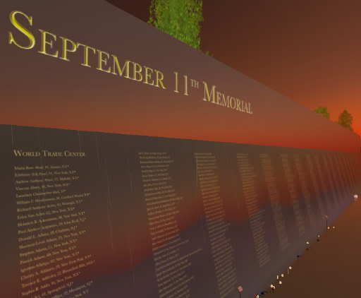 September 11 Memorial, image taken from  Second Edition, hosting by Photobucket